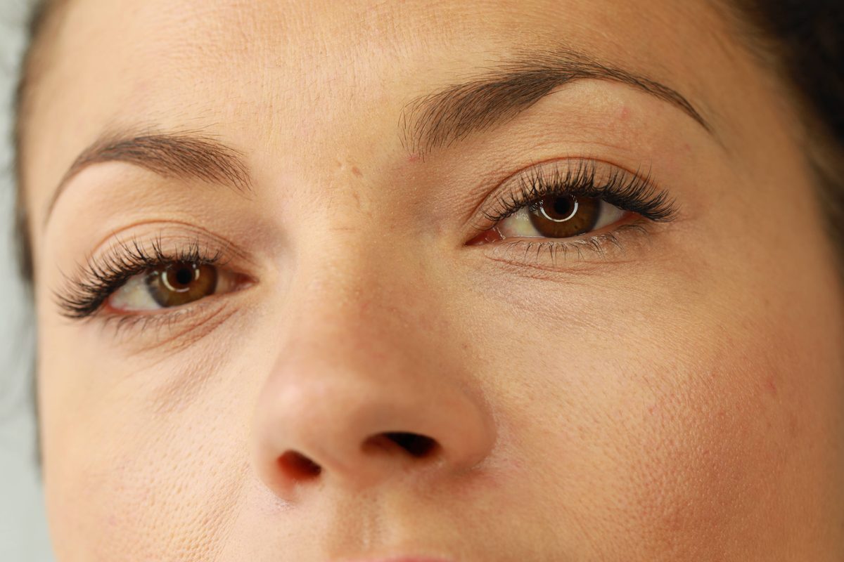 Résultat extension de cils de face