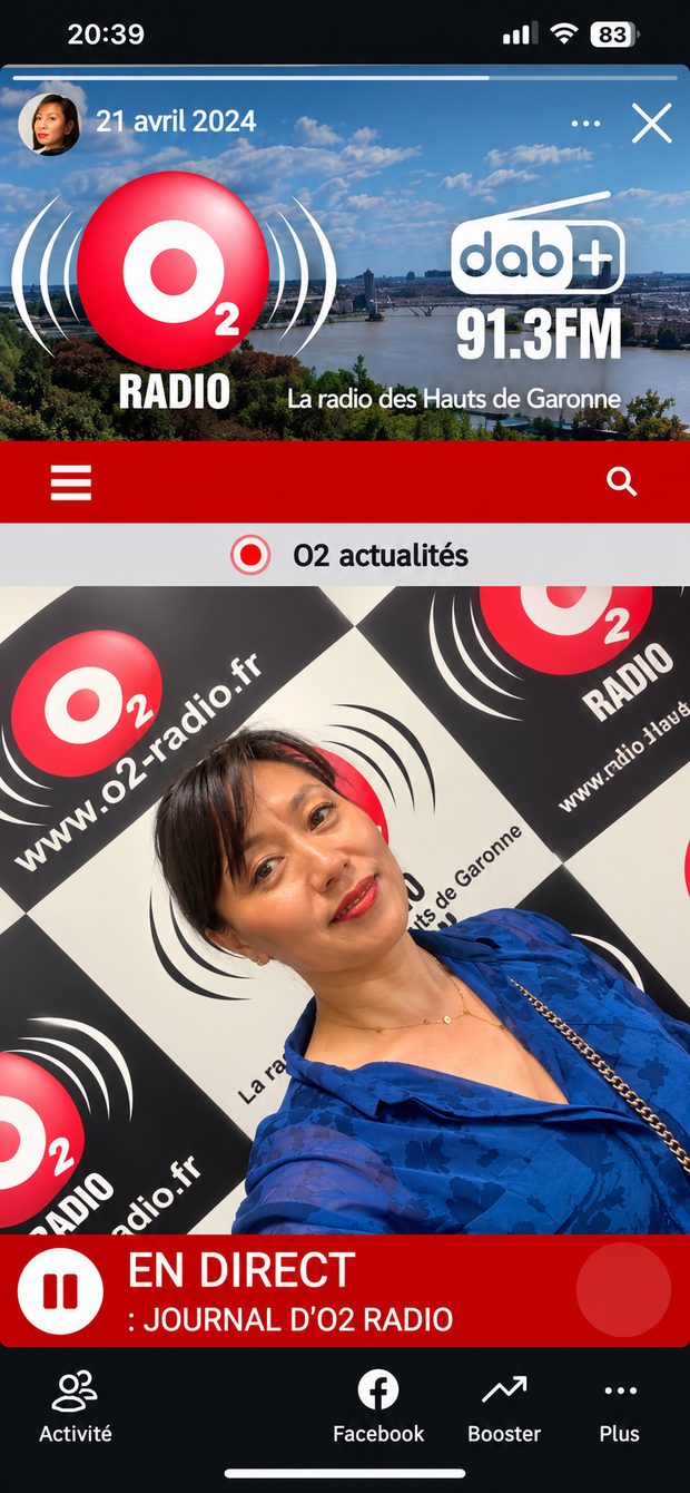 Passage d'Oko sur O2 Radio 91.3 FM